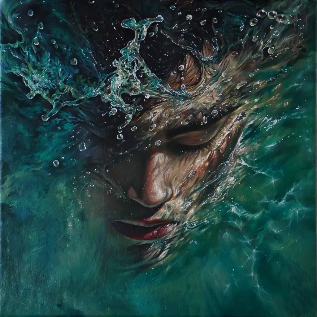 Riemergere Oil painting canvas debrartist